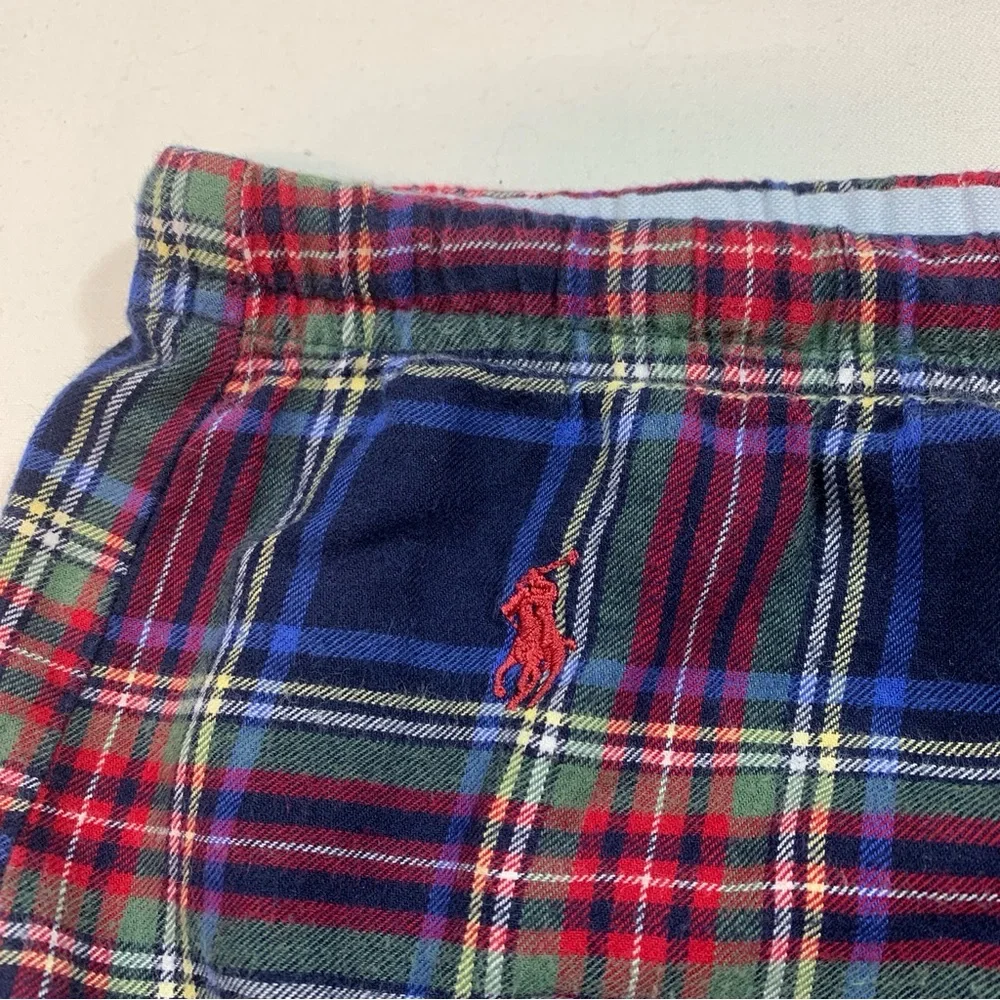 Polo Ralph Lauren Mens Large Pants Plaid Lounge Pajama Relaxed Fit Drawstring - Picture 2 of 7